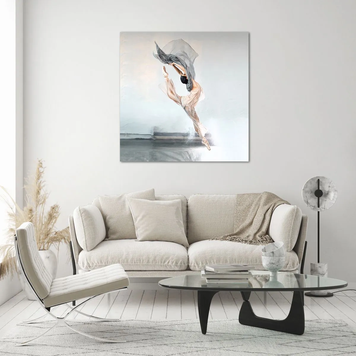 Obraz na skle - V tanečnom vytrhnutí - 60x60 cm