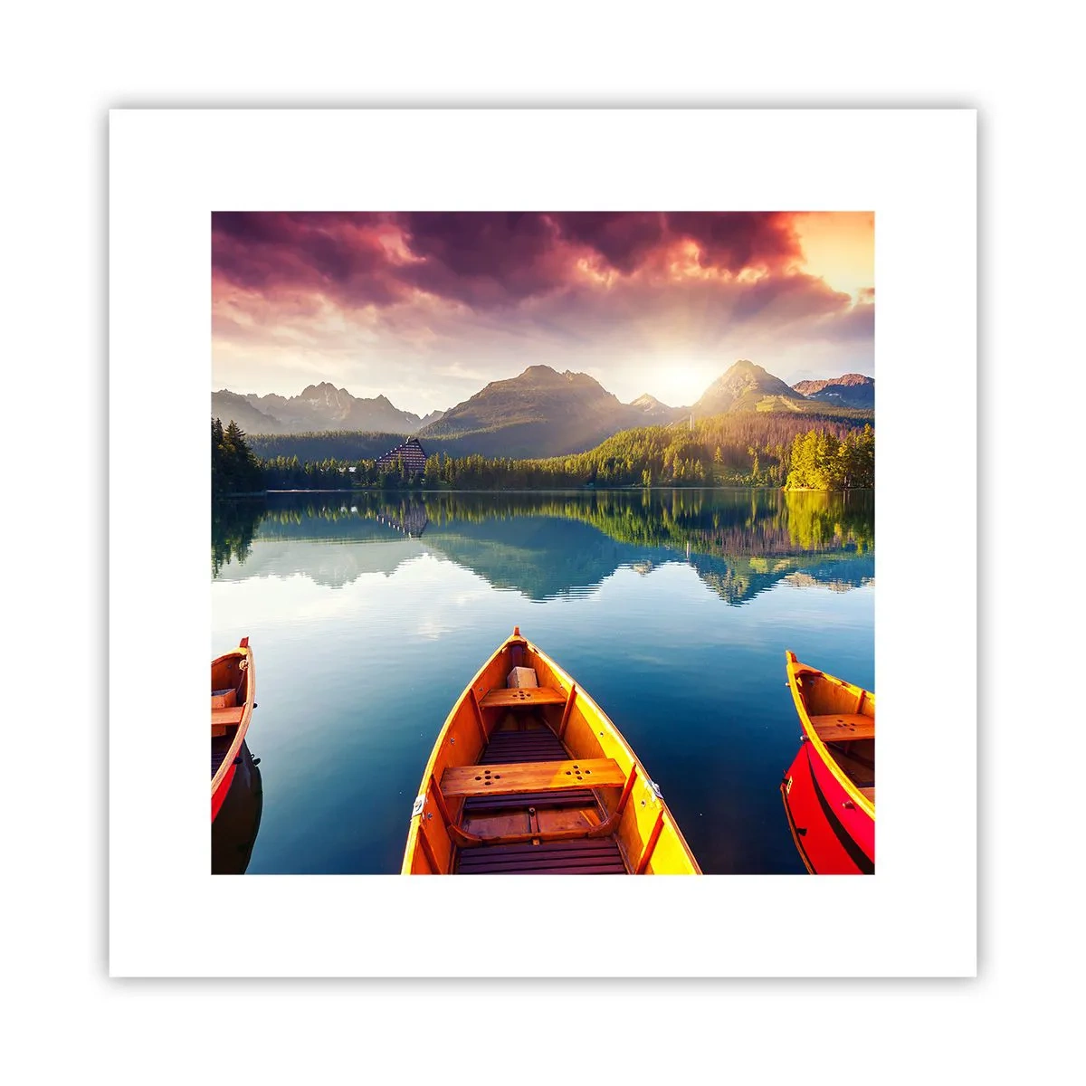 Plagát - Nič proti prírode - 30x30 cm