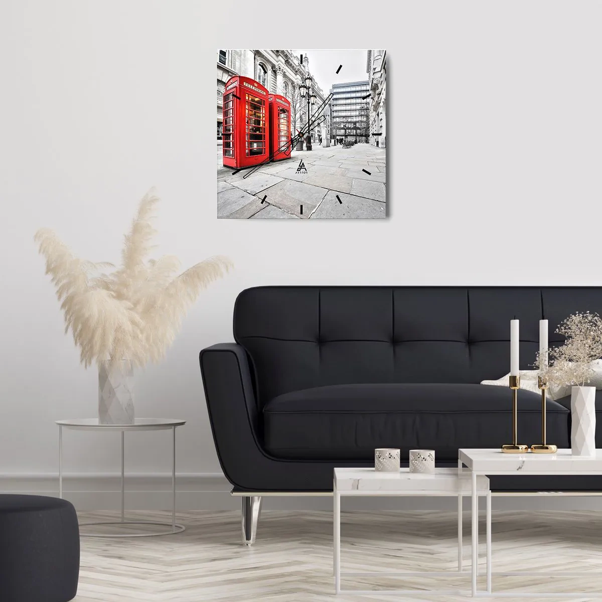 Nástenné hodiny - Welcome to London - 40x40 cm