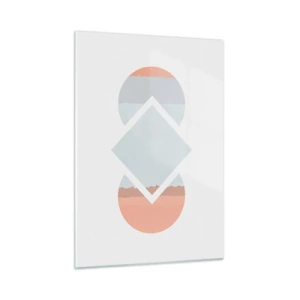 Obraz na skle - Situácia je jasná - 50x70 cm