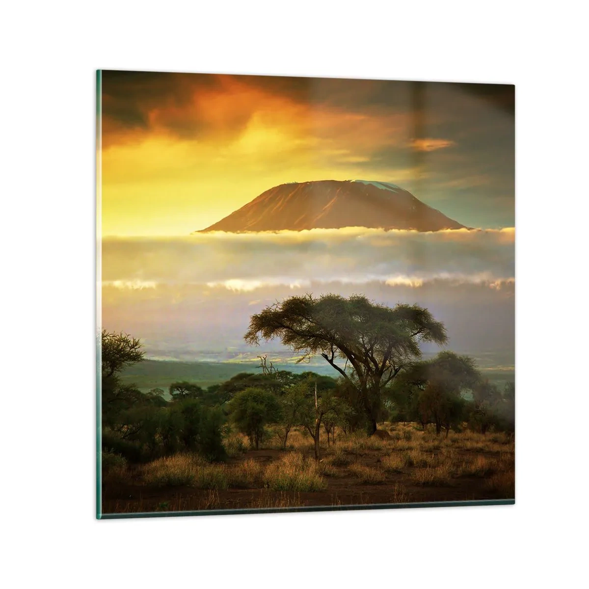 Obraz na skle - Sen cestovateľa - 60x60 cm