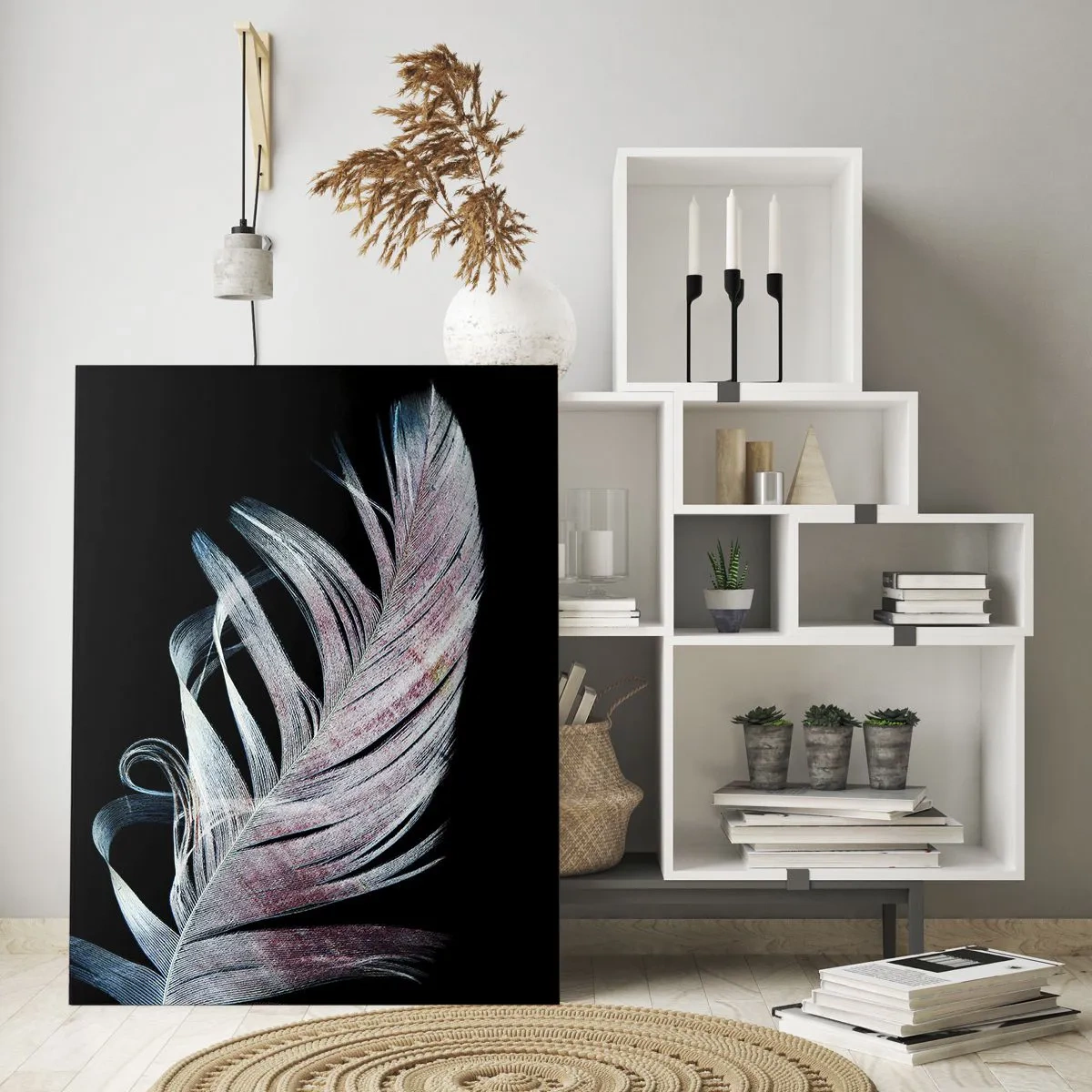 Obraz na skle - Premýšľajte o dotyku - 80x120 cm