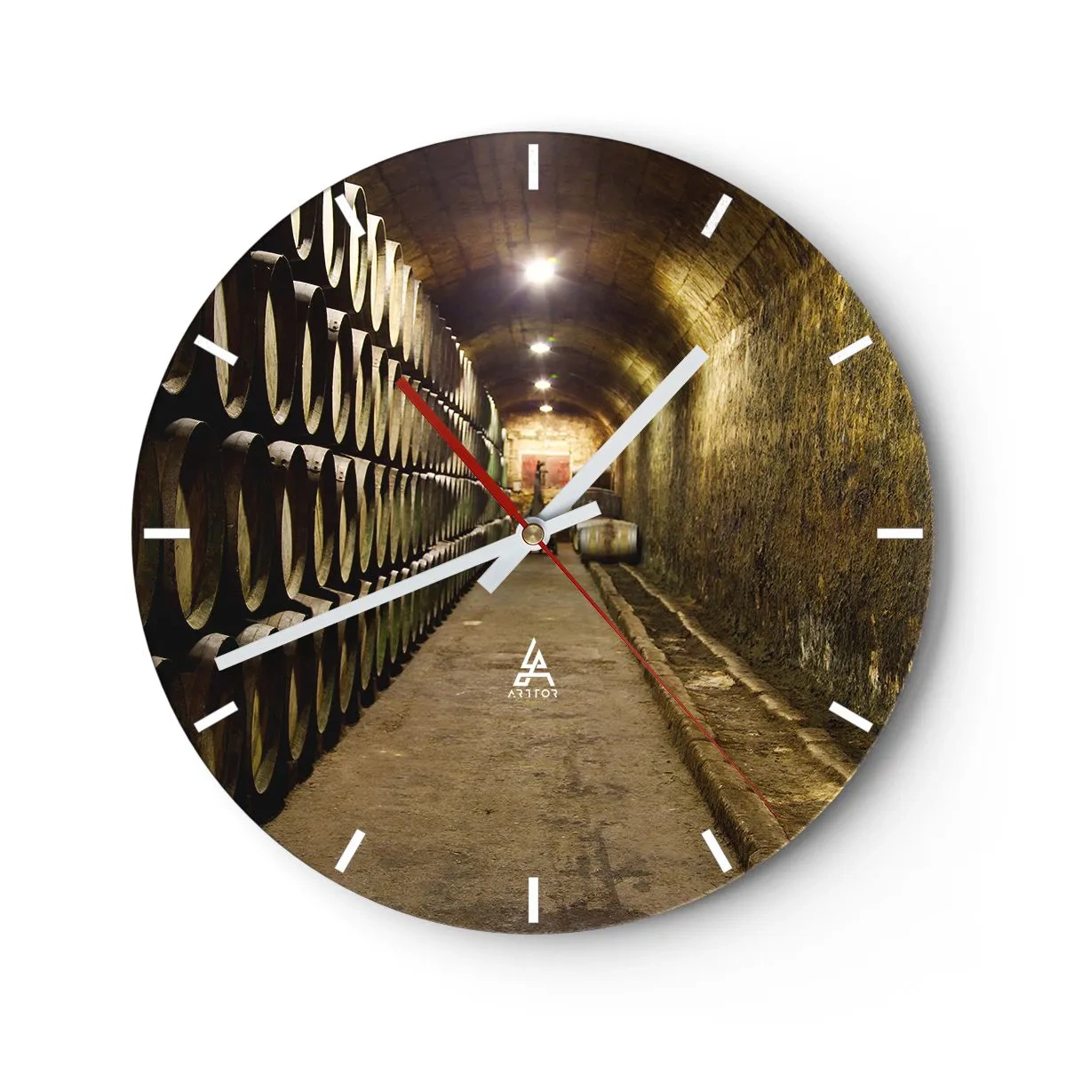 Nástenné hodiny - Je dobré si oddýchnuť - 40x40 cm