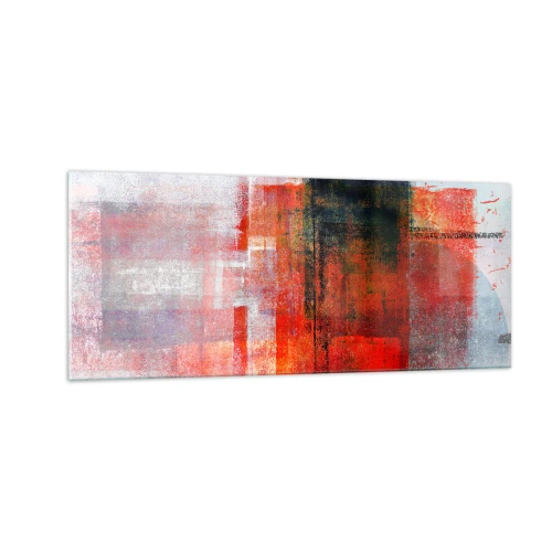 Obraz na skle - Žiariaca kompozícia - 100x40 cm