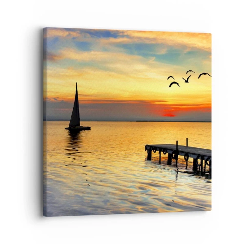 Obraz na plátne - Večerné návraty - 30x30 cm