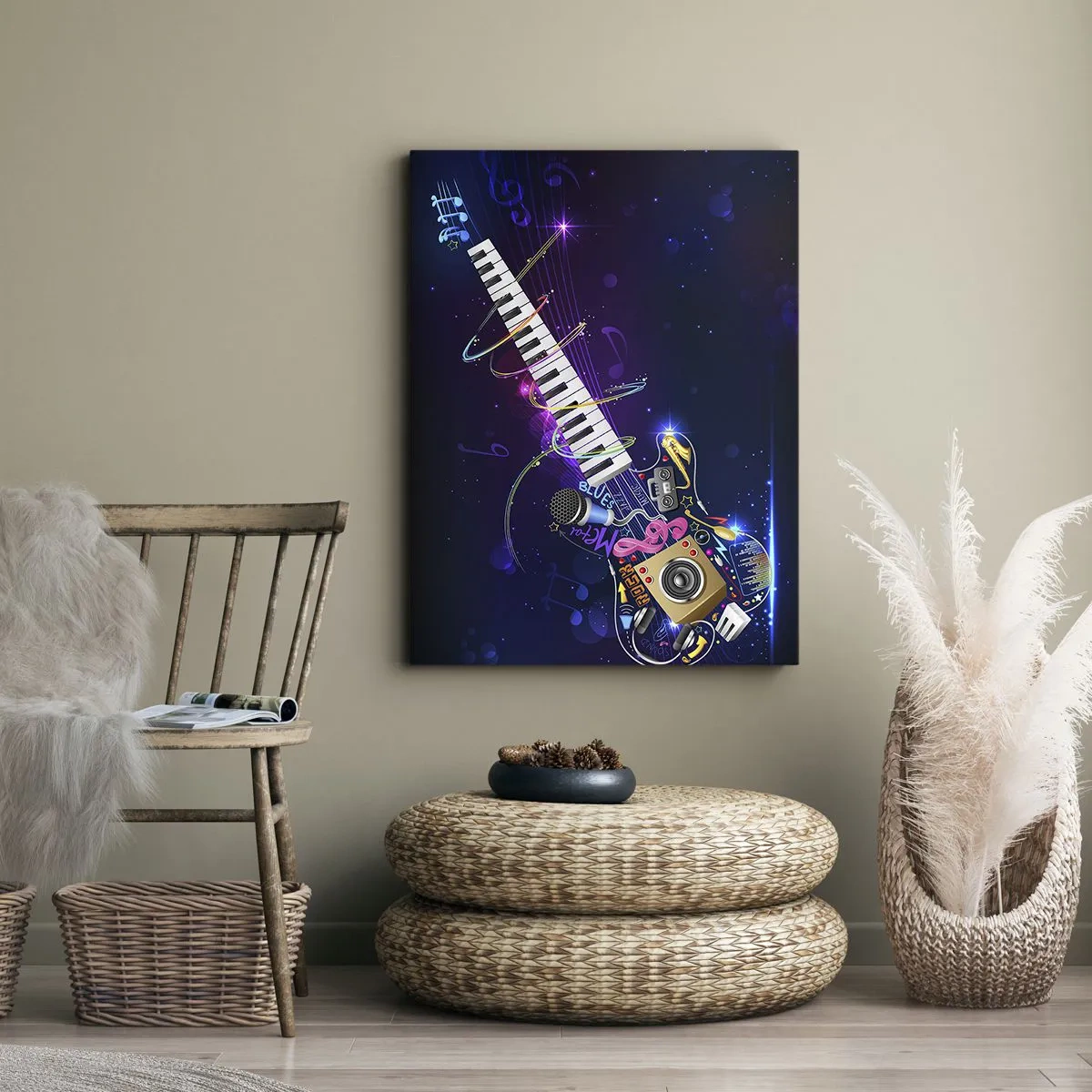 Obraz na plátne - A všetko hrá - 55x100 cm