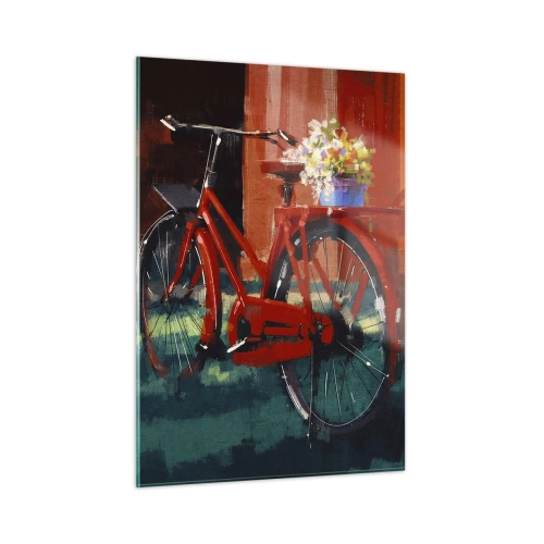 Obraz na skle - I want to ride my bicycle - 50x70 cm