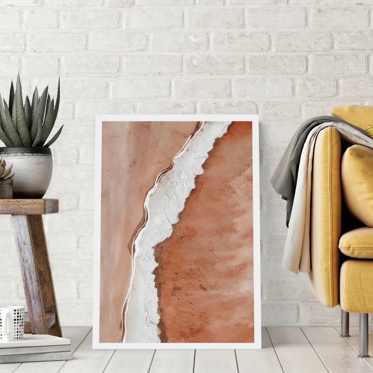 Plagát - V zemitých farbách - 30x40 cm