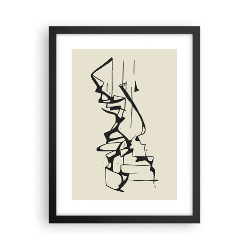 Plagát v čiernom ráme - Možná krajina - 30x40 cm