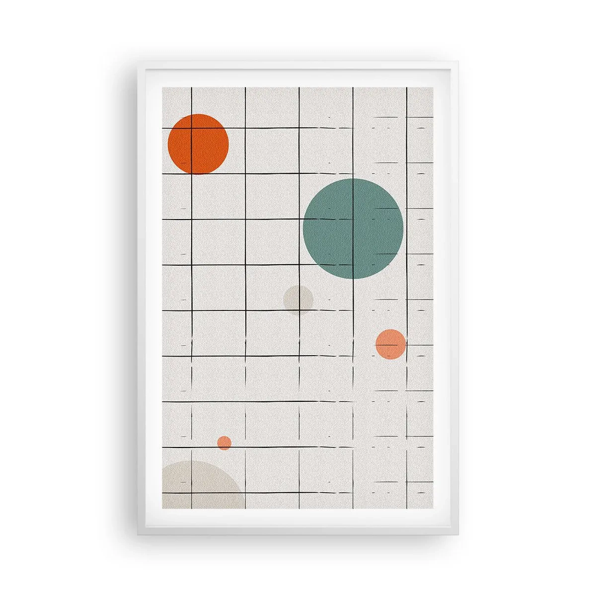 Plagát v bielom ráme - Uväznené. My alebo ony? - 61x91 cm