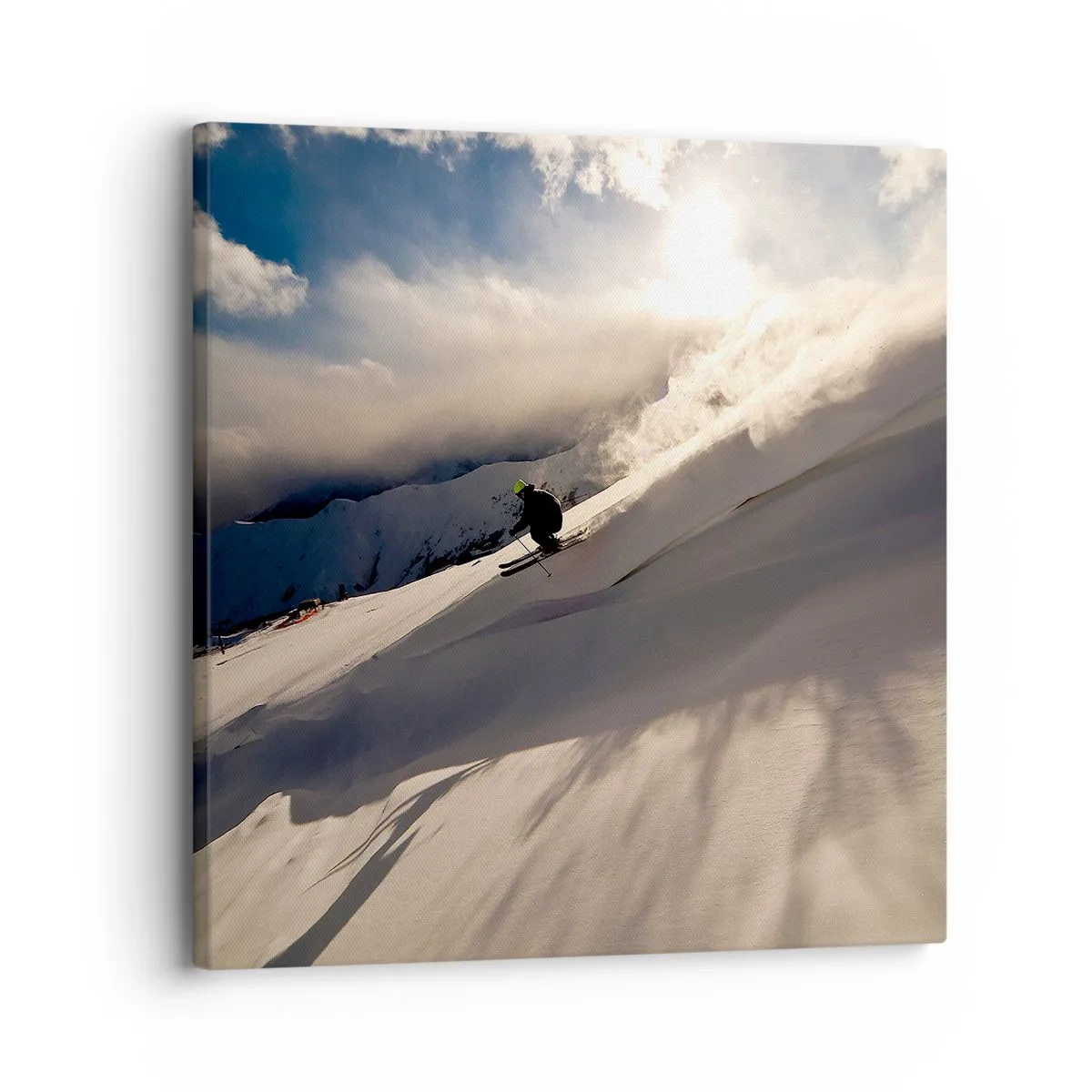 Obraz na plátne - Prijatá výzva hôr - 30x30 cm