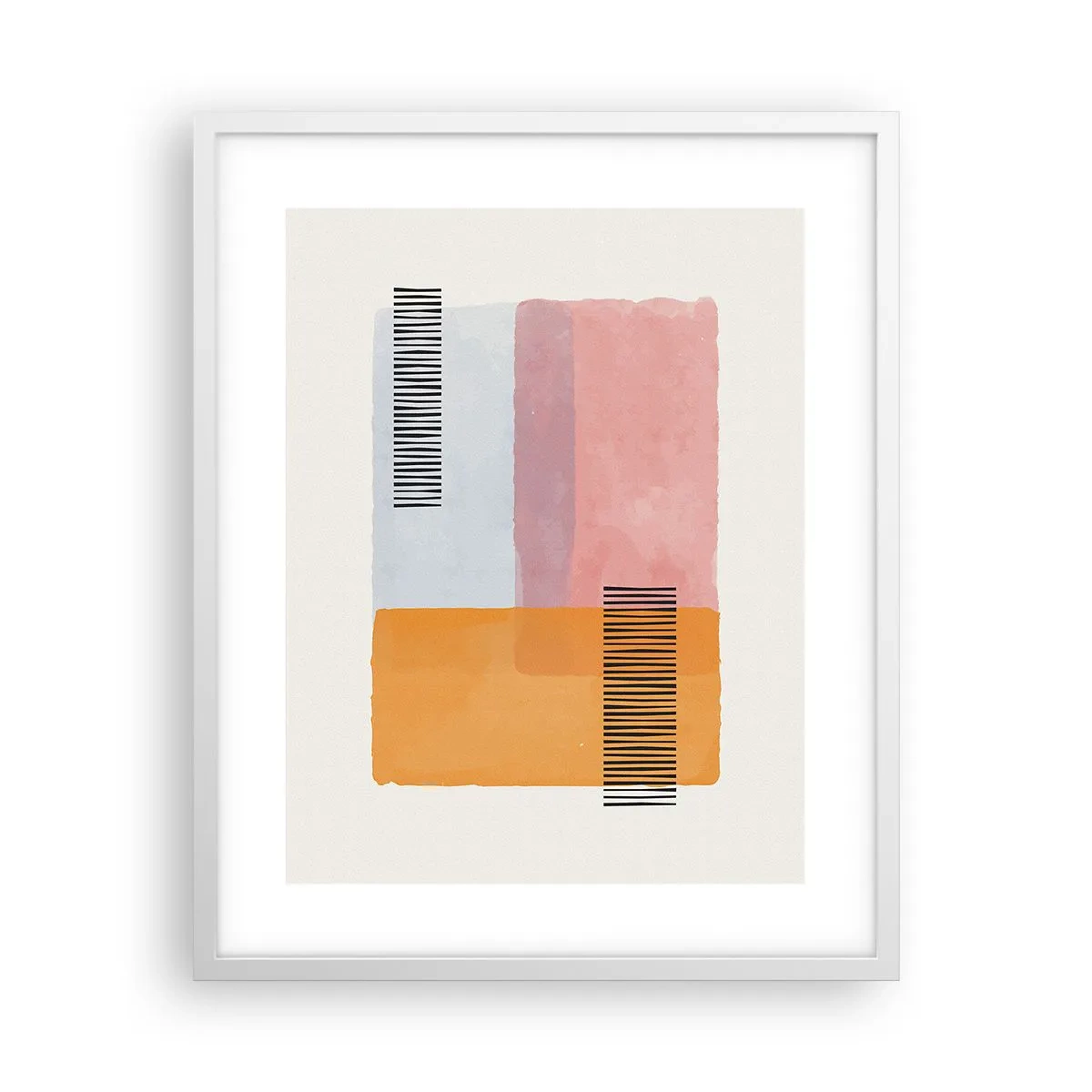 Plagát v bielom ráme - Z rohu do rohu - 40x50 cm