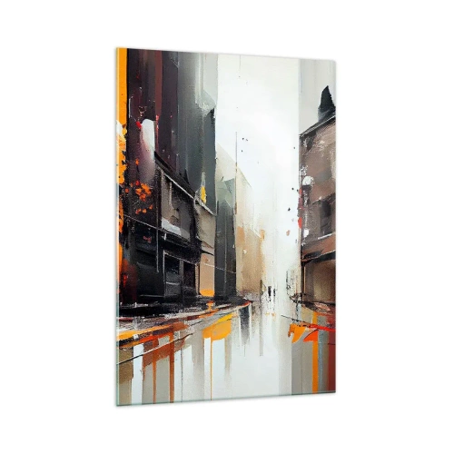 Obraz na skle - Daždivý deň - 70x100 cm