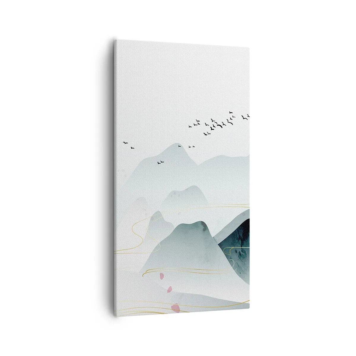 Obraz na plátne - Cez vrcholy - 55x100 cm