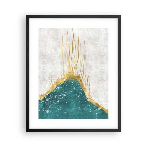 Plagát v čiernom ráme - Zlatý príliv - 40x50 cm