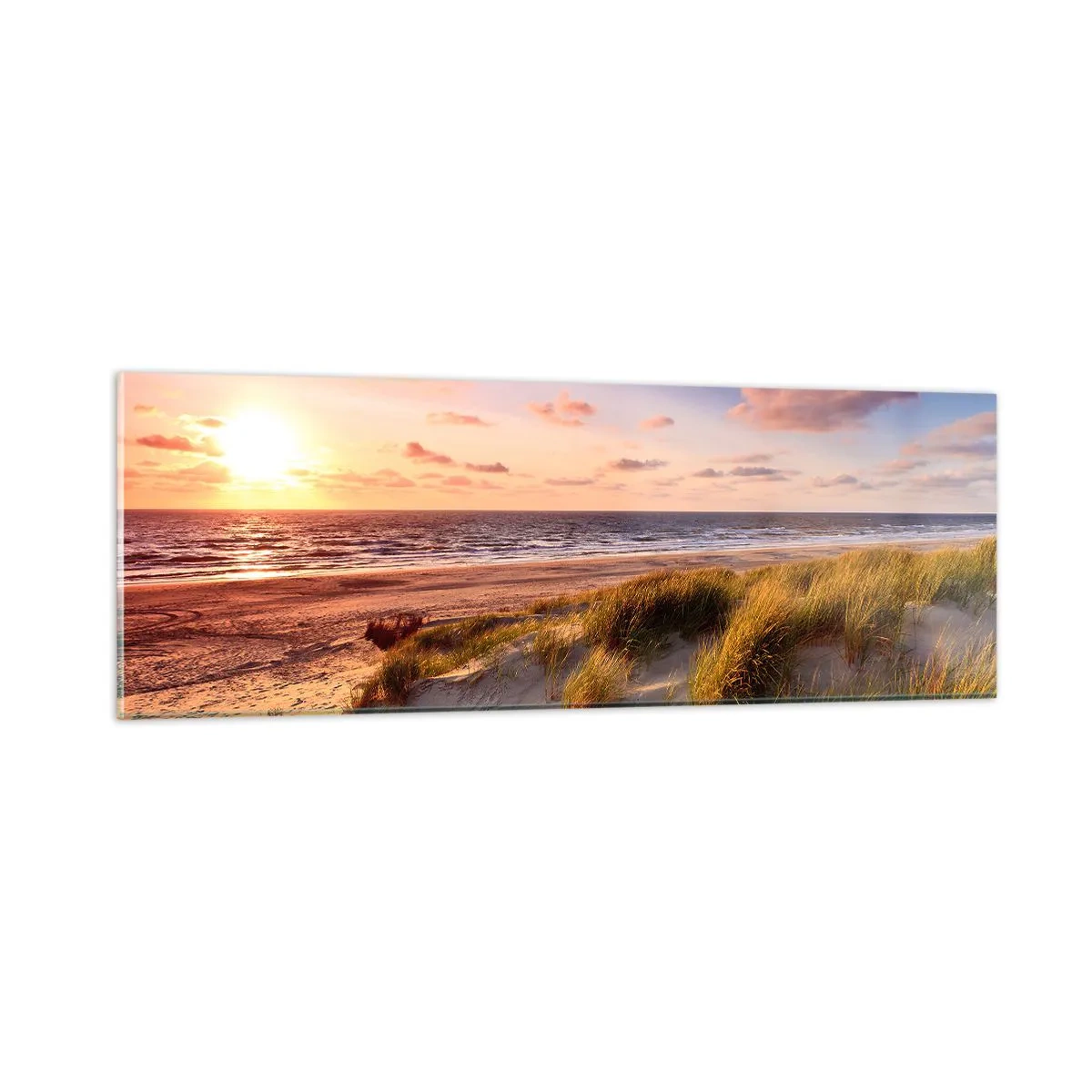 Obraz na skle - Už letom vonia vzduch - 90x30 cm