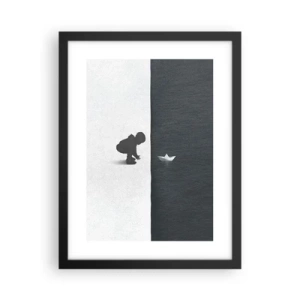 Plagát v čiernom ráme - Veľká výprava - 30x40 cm