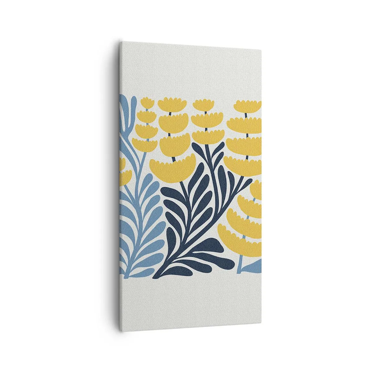 Obraz na plátne - Slnečný záhon - 55x100 cm