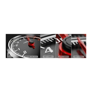 Vzorka fototapety Premium Sand - Šliapni na to - Automobilový priemysel, Rýchlomer, 3D - 100x30 cm