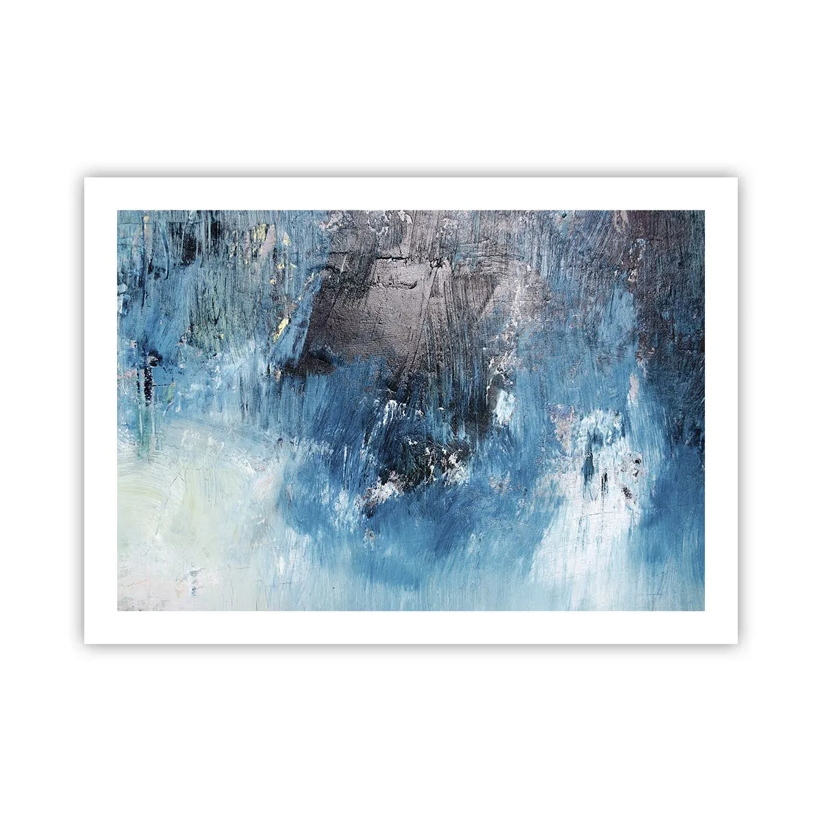Plagát - Rapsódia v modrom - 70x50 cm