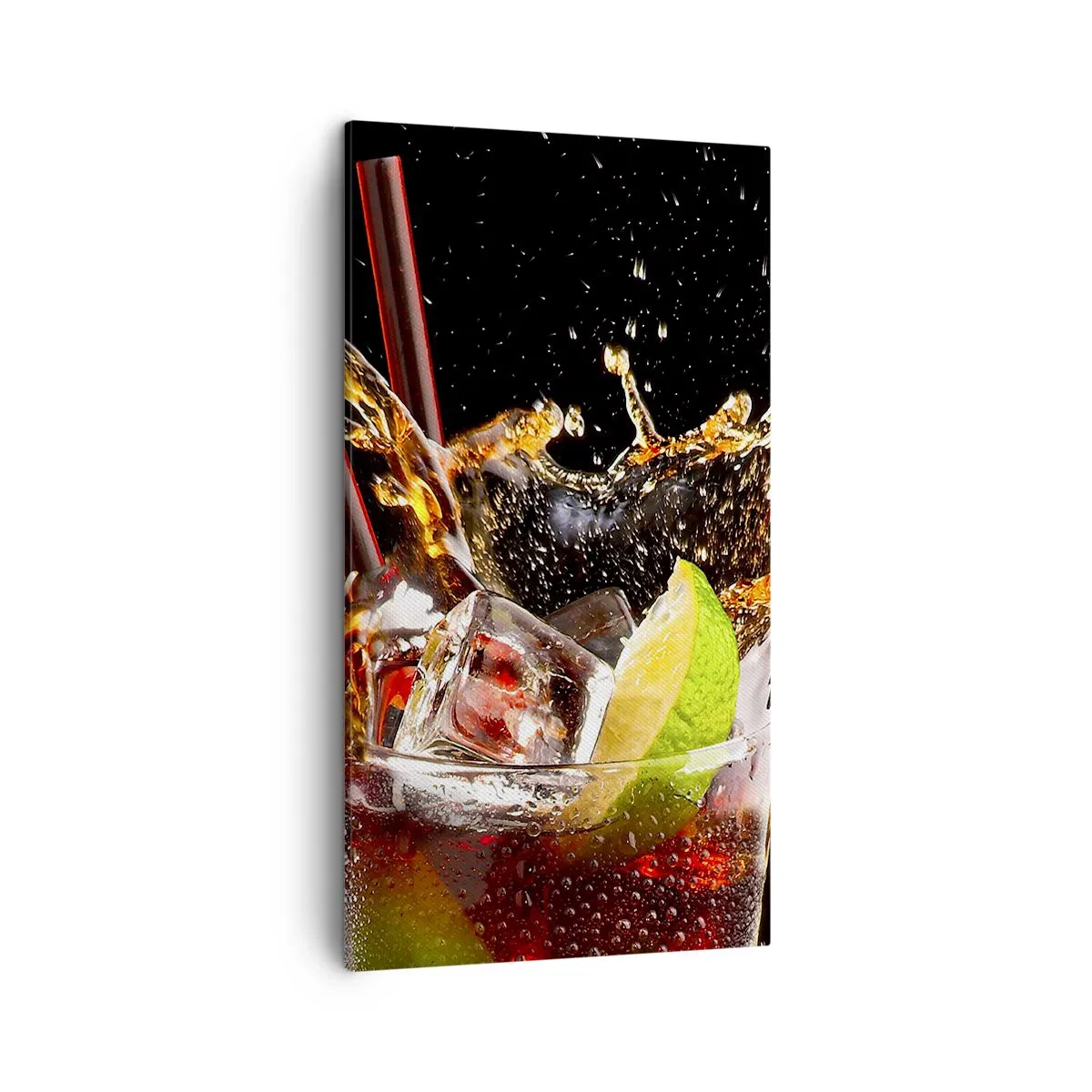 Obraz na plátne - Radosť a energia farieb - 45x80 cm