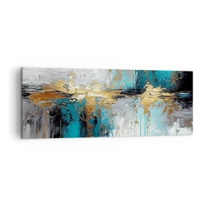 Obraz na plátne - Všetko plynie - 140x50 cm