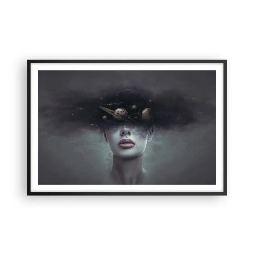 Plagát v čiernom ráme - A planéty… - 91x61 cm