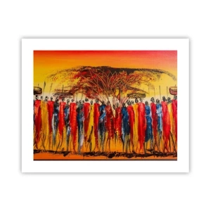 Plagát - Tam, tam, tam, tam idú - 50x40 cm