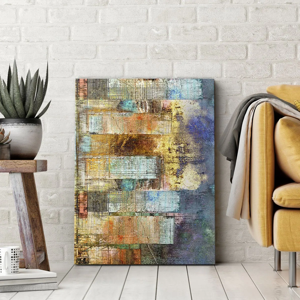 Obraz na plátne - Slnečná metropola - 80x120 cm