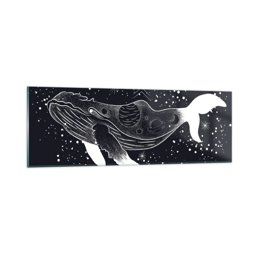 Obraz na skle - V oceáne vesmíru - 90x30 cm