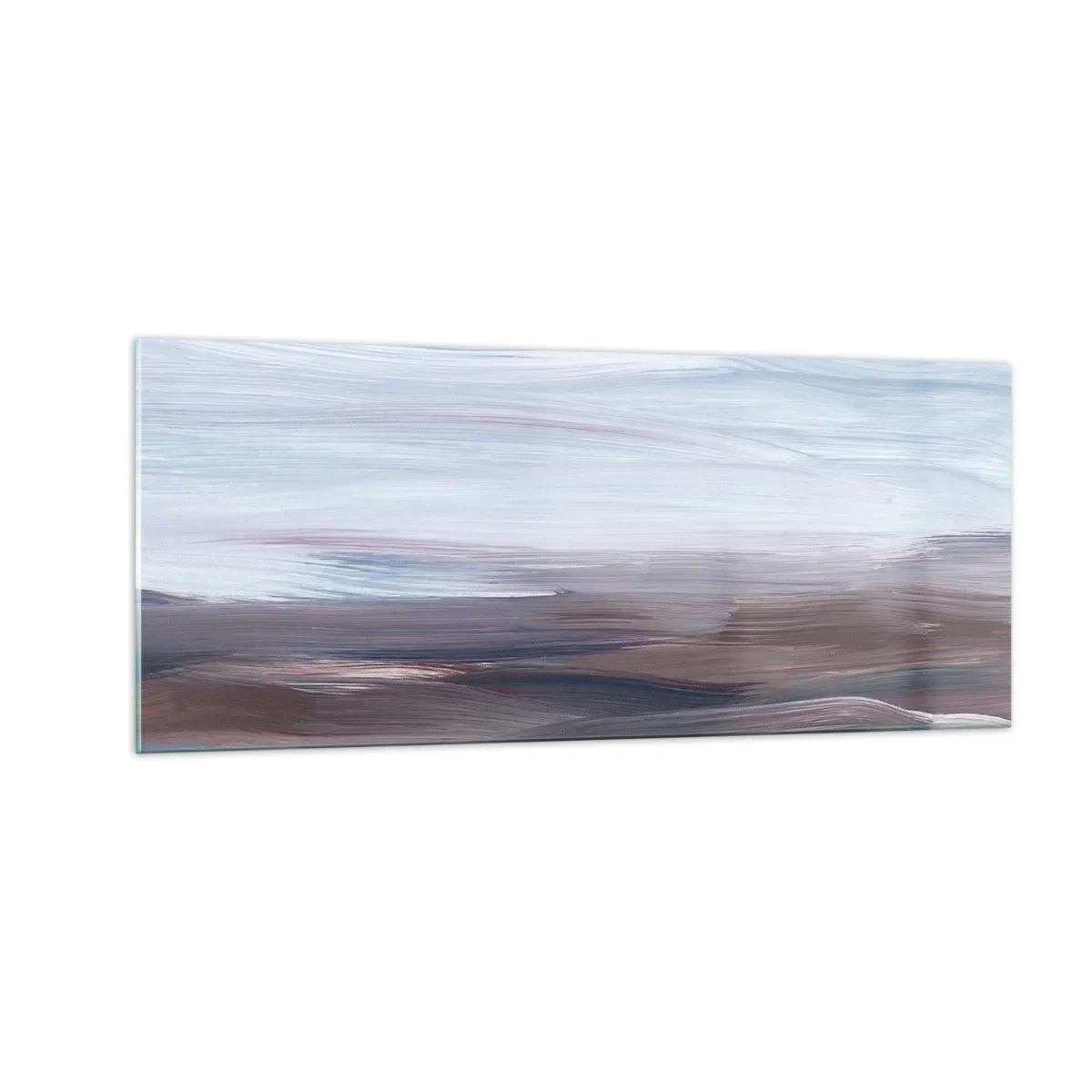 Obraz na skle - Živly: voda - 100x40 cm