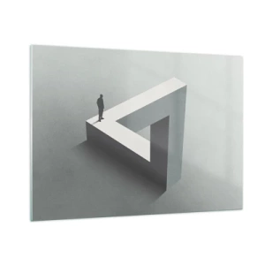 Obraz na skle - A predsa je to možné - 100x70 cm