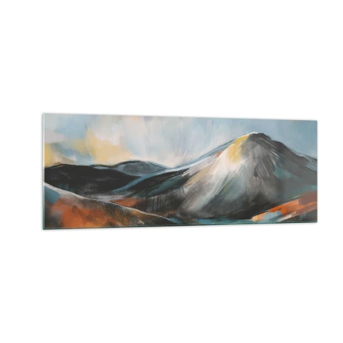 Obraz na skle - Surové a krásne - 140x50 cm