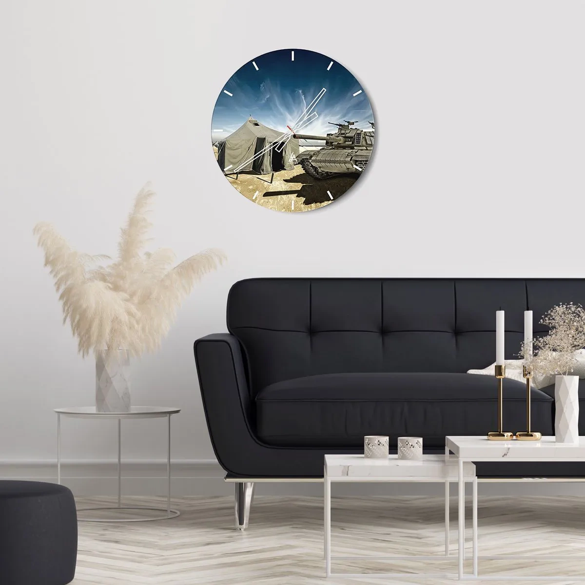 Nástenné hodiny - Militantný sen - 40x40 cm