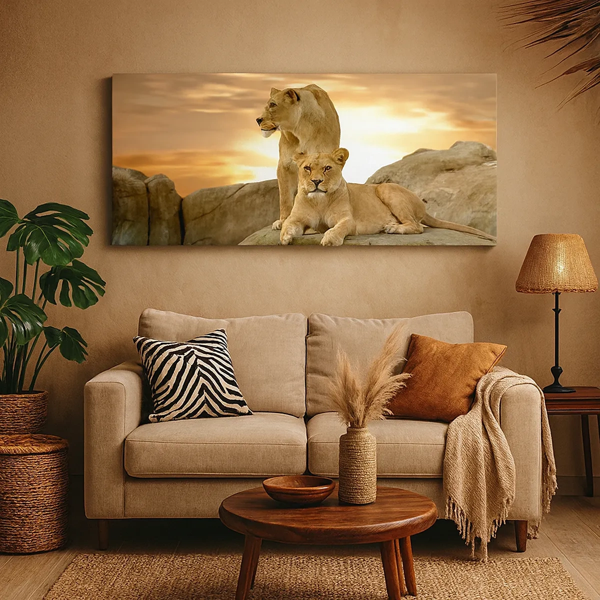 Obraz na plátne - Kráľovský majestát - 30x30 cm