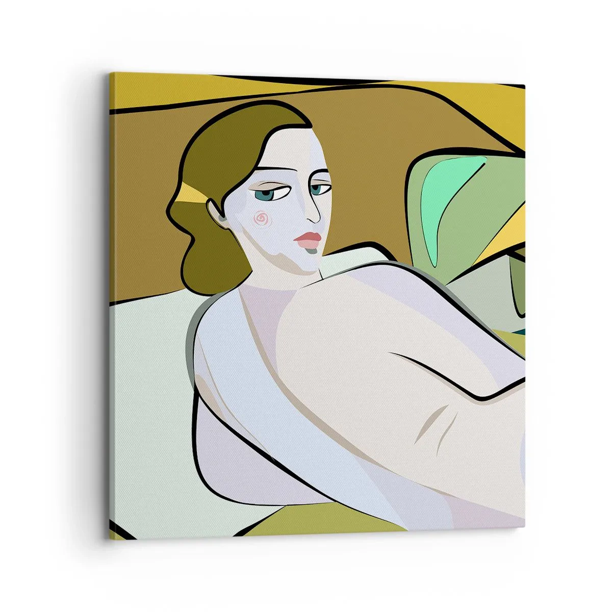 Obraz na plátne - Intímny portrét - 70x70 cm