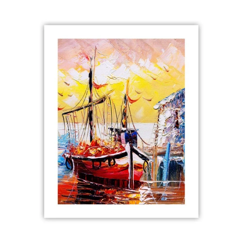 Plagát - Šťastný návrat - 40x50 cm