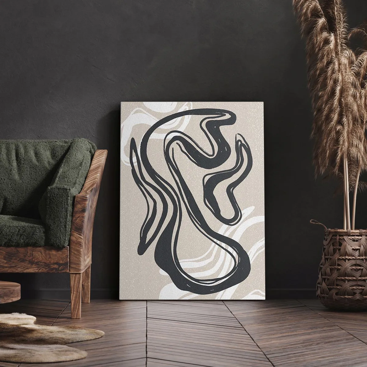 Obraz na plátne - Znásobená expresia - 55x100 cm