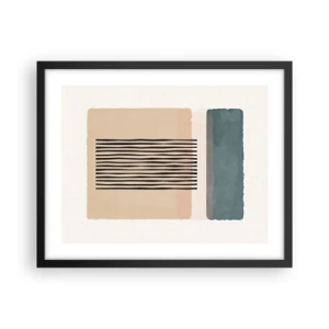 Plagát v čiernom ráme - Všetko v poriadku - 50x40 cm