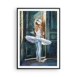 Plagát v čiernom ráme - Pred predstavením - 70x100 cm