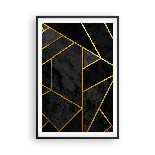 Plagát v čiernom ráme - Temnota a svetlo - 61x91 cm