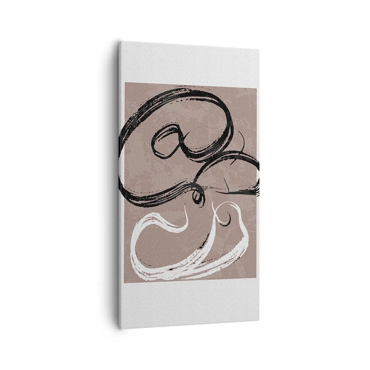 Obraz na plátne - Kompozícia – hľadanie úplnosti - 55x100 cm