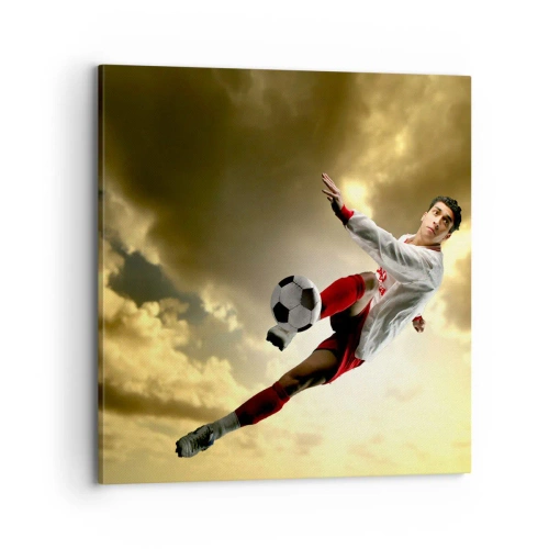 Obraz na plátne - Futbalové nebo - 70x70 cm