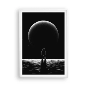 Plagát v bielom ráme - Tvári v tvár - 70x100 cm