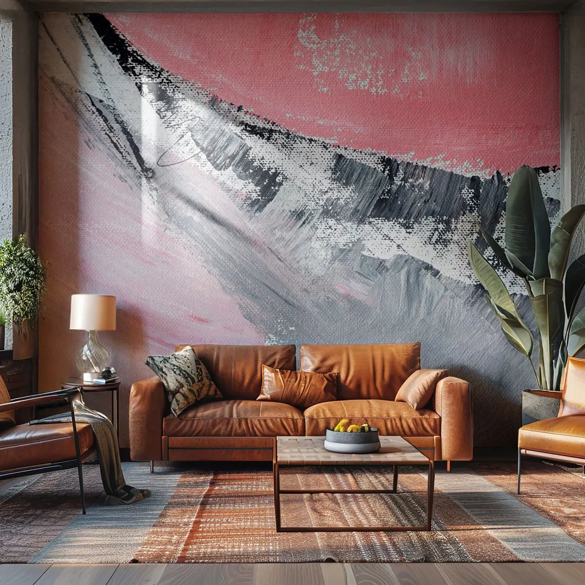 Fototapeta Standard Eco - Zladená kompozícia - Abstrakcia, Kus, Pastelové farby - 200x140 cm