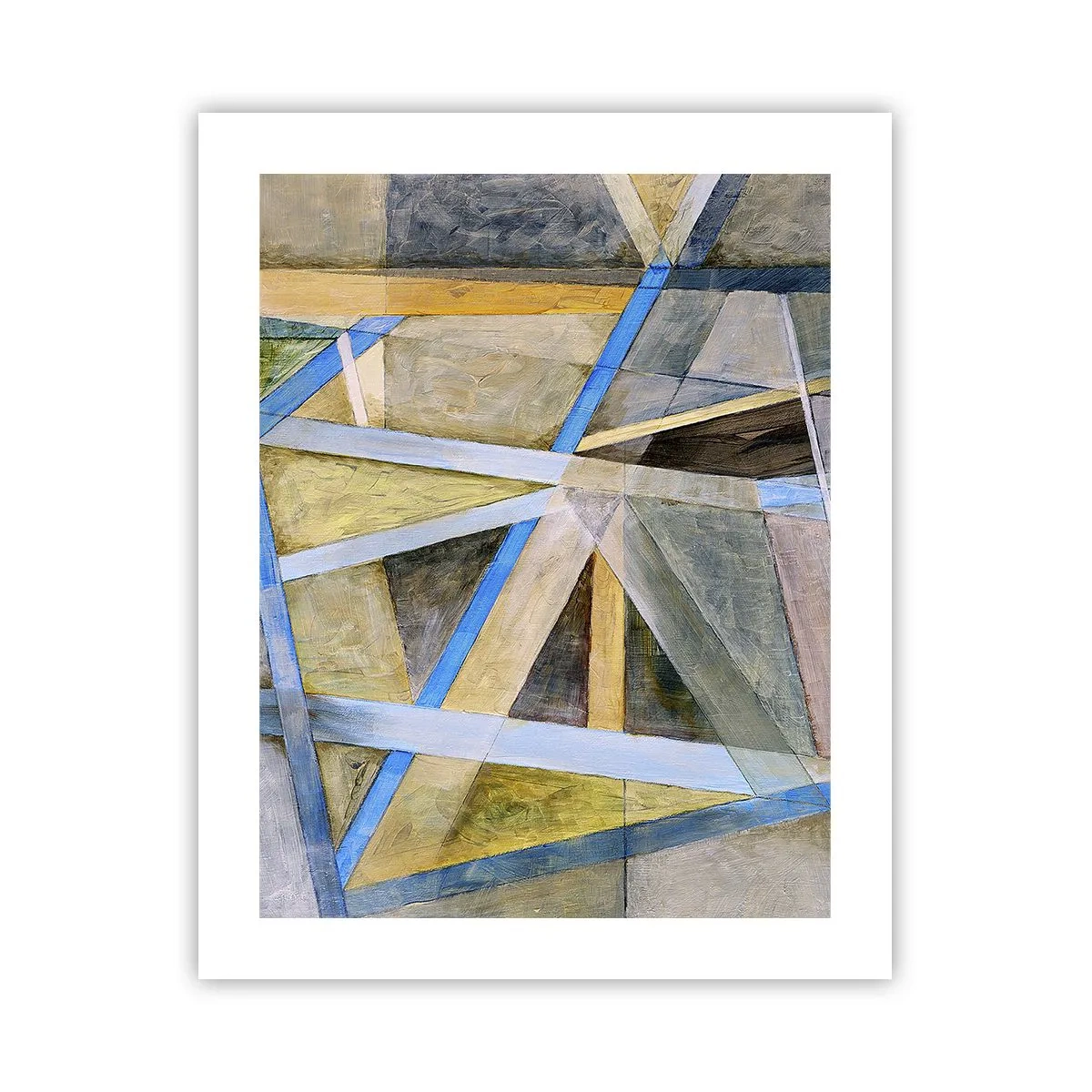 Plagát - Priamo alebo diagonálne? - 40x50 cm
