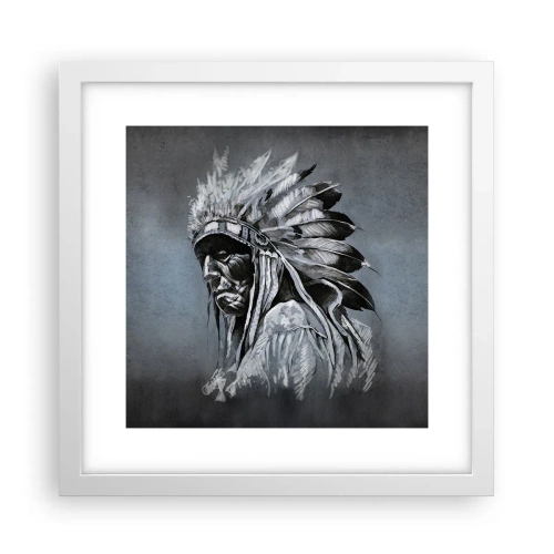 Plagát v bielom ráme - Návrat k základom - 30x30 cm