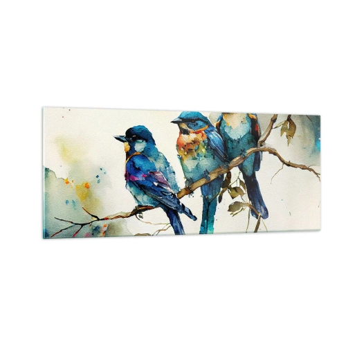 Obraz na skle - Urazil sa? - 100x40 cm