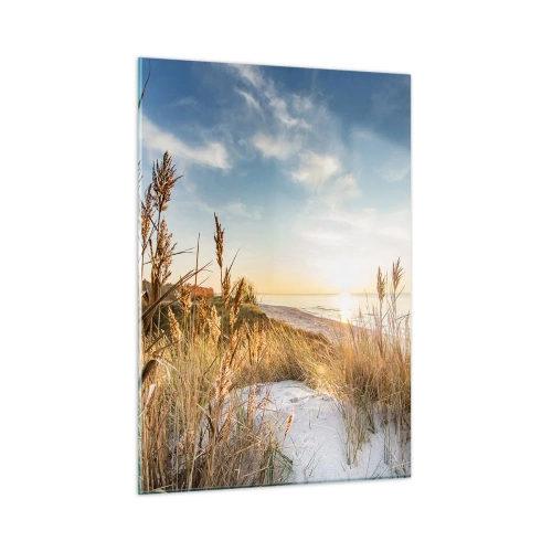 Obraz na skle - Severná pláž - 50x70 cm