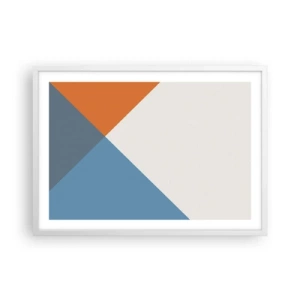 Plagát v bielom ráme - Pod uhlom… - 70x50 cm